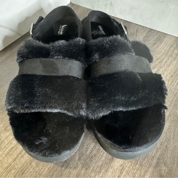 Koolaburra by UGG Sandal Slippers Black Size 10 - Picture 4 of 6